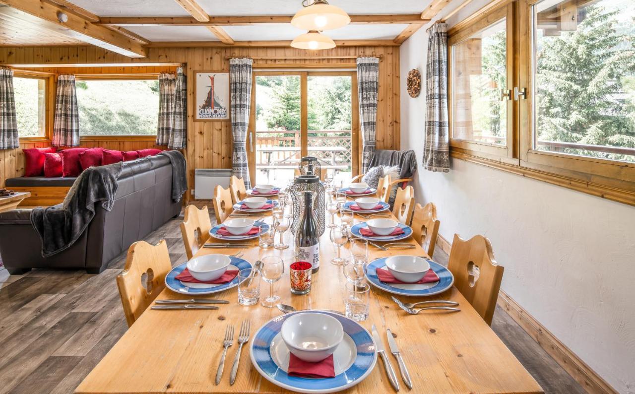 Chalet Himalaya , 10 Person Chalet With 5 Ensuite Bedrooms And Outdoor Jacuzzi In Meribel Centre Eksteriør bilde